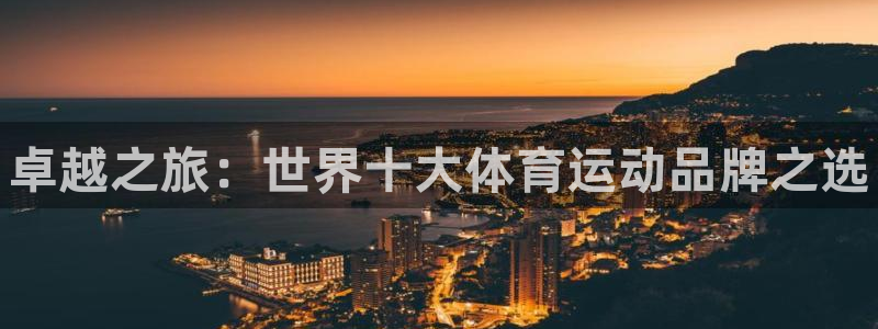 凯发官方正版app娱乐:卓越之旅:世界十大体育运动品牌之选