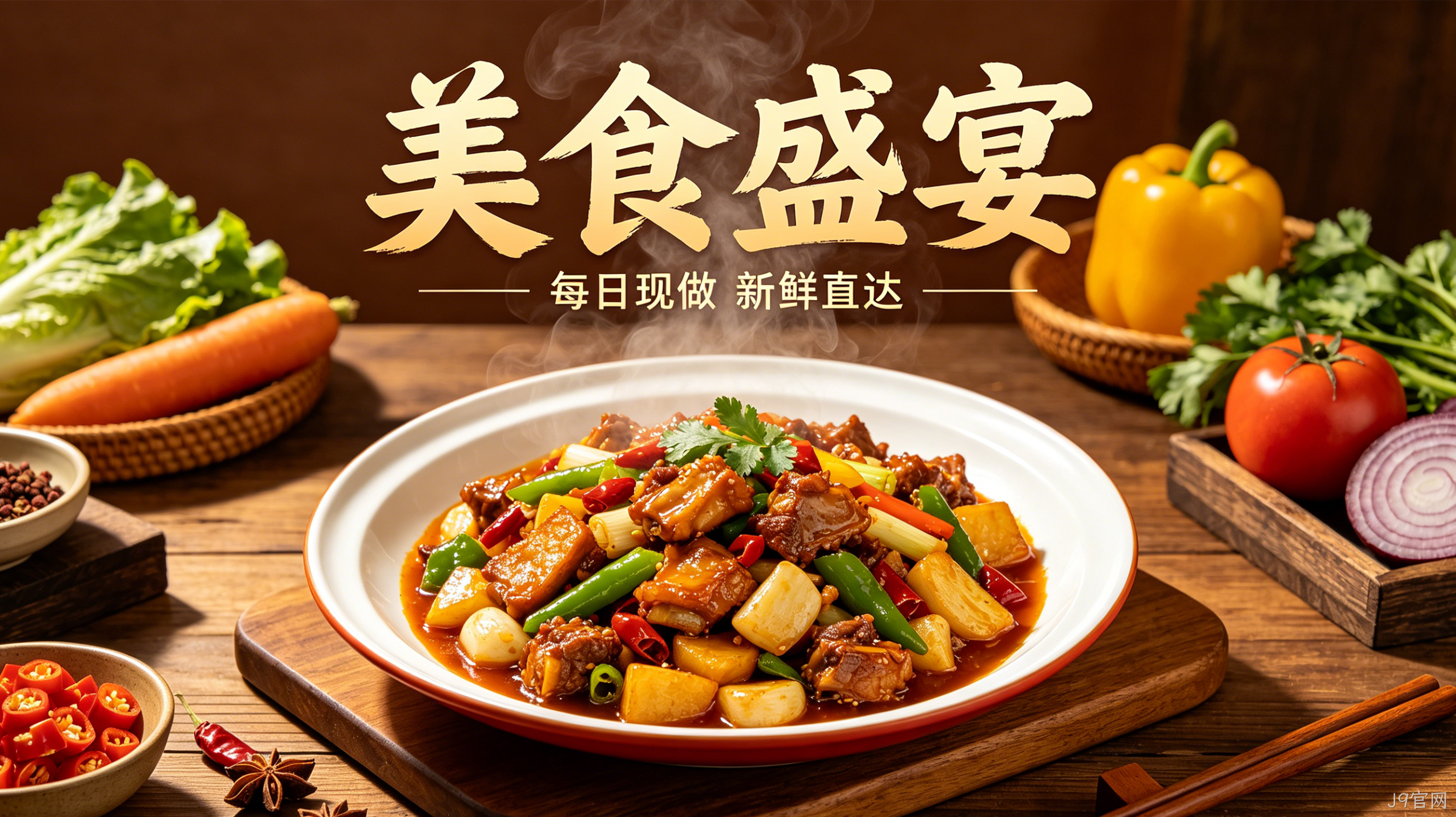 餐饮官网定制案例｜J9官网打造品牌引流转化阵地