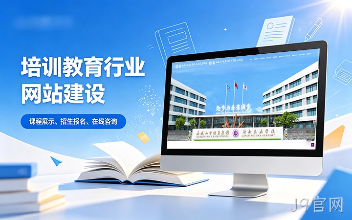 J9官网教育培训行业官网建设_学校培训机构网站设计制作